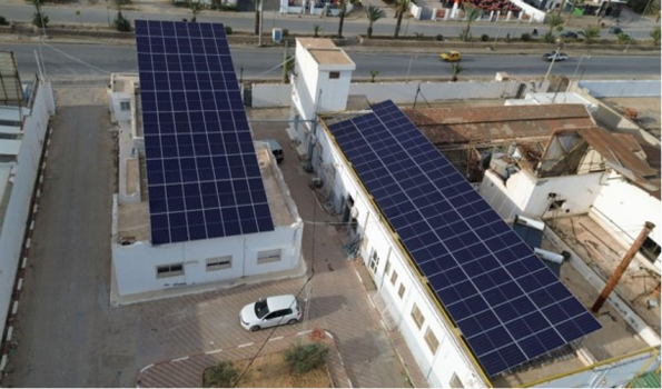 Usine SIOS Zitex _ Installation de 84 kWc équipée de panneaux HJT de 600 Wc.