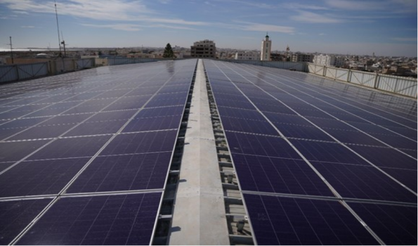 CIS_ Installation photovoltaïque avec transport — 254 kWc et 377 kWc, équipée de panneaux HJT de 590 Wc.